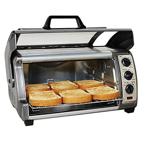 16L Large Capacity Blacklight Multifunctional Household Oven with Curved Door - 4 Baking Modes, Precise Temp & Time Control, 120° View Window - Perfect for Baking, Roasting, Defrosting & Family Cooking