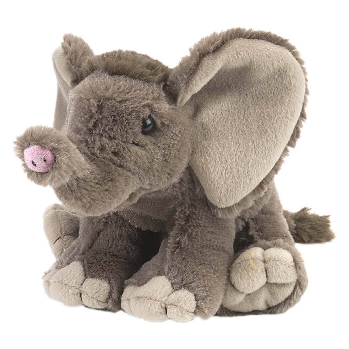 Cuddlekins Mini African Baby Elephant 8 Inch Stuffed Animal Plush Toy - Soft Cuddly Nursery Decor, Perfect Gift for Kids & Baby Shower