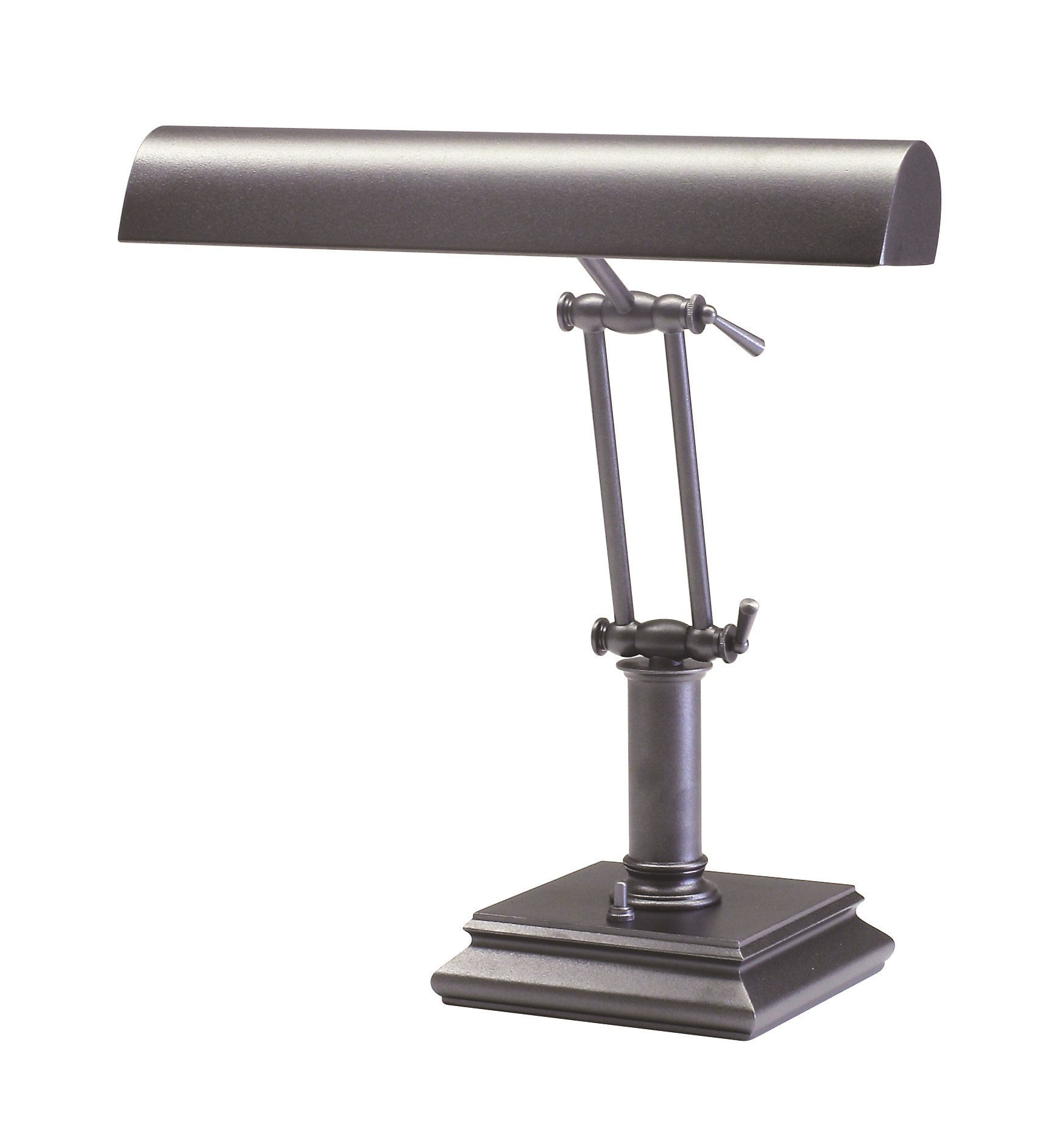 House of Troy P14-201-GT 14-Inch Adjustable Portable Desk Lamp & Piano Light with Granite Base - Perfect for Reading, Studying, Office Work & Music Practice