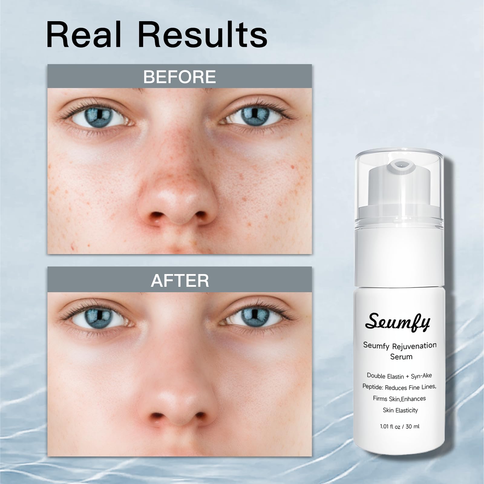 **Anti-Wrinkle Hydrating Face Serum with Hydrolyzed Collagen – Brightens Dull Skin, Reduces Fine Lines – 30ml/1.01 Fl Oz – Perfect for Daily Skincare & Nighttime Routine**