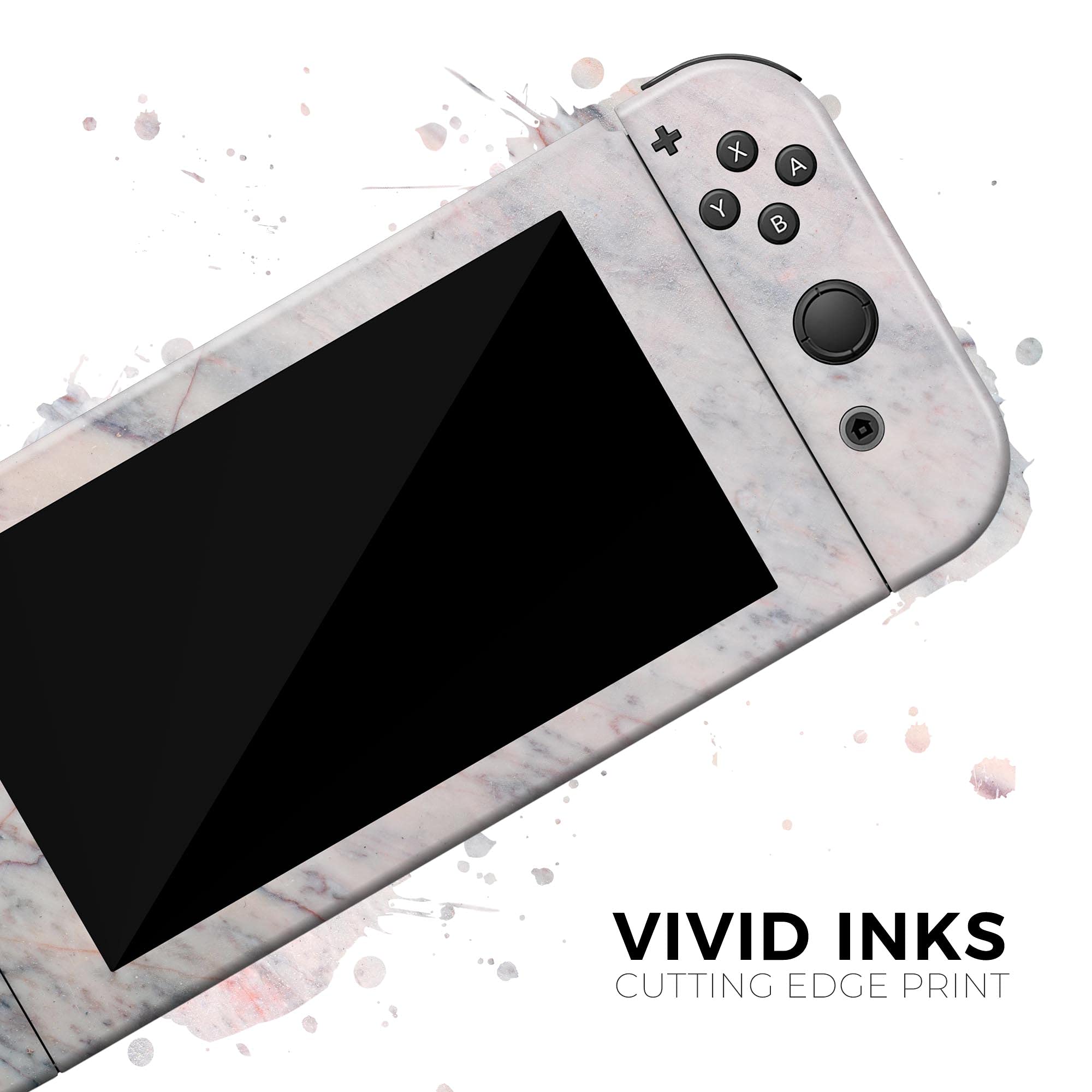 Nintendo Switch Dock Skin Decal - Scratch-Resistant Removable Vinyl Wrap Cover Compatible with Switch Dock Only - Slate Marble Design for Gaming Setup & Home Decor