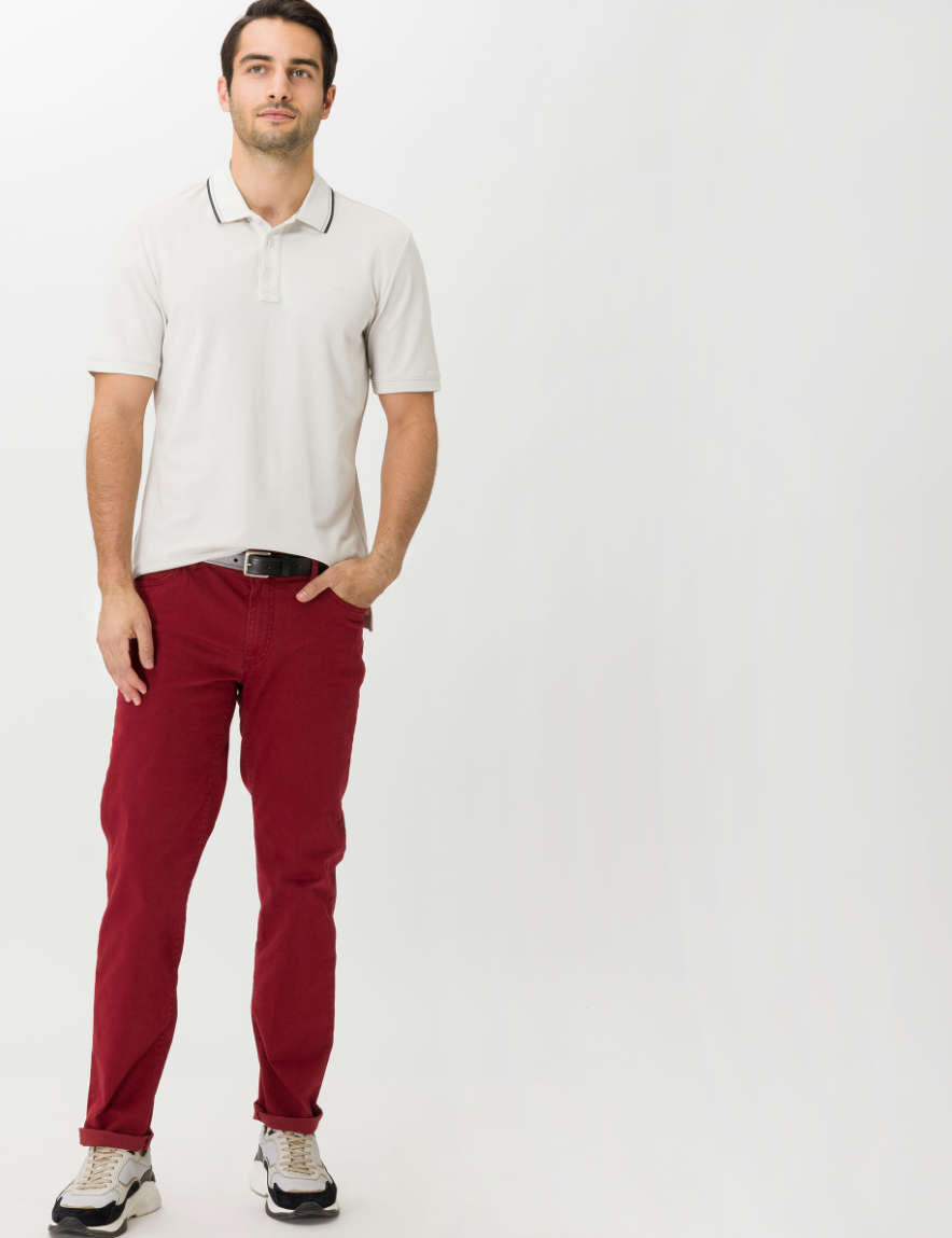 BRAX RED Solid Marathon Cadiz Pants for Men - Comfortable & Durable Work Pants for Running, Hiking & Outdoor Activities