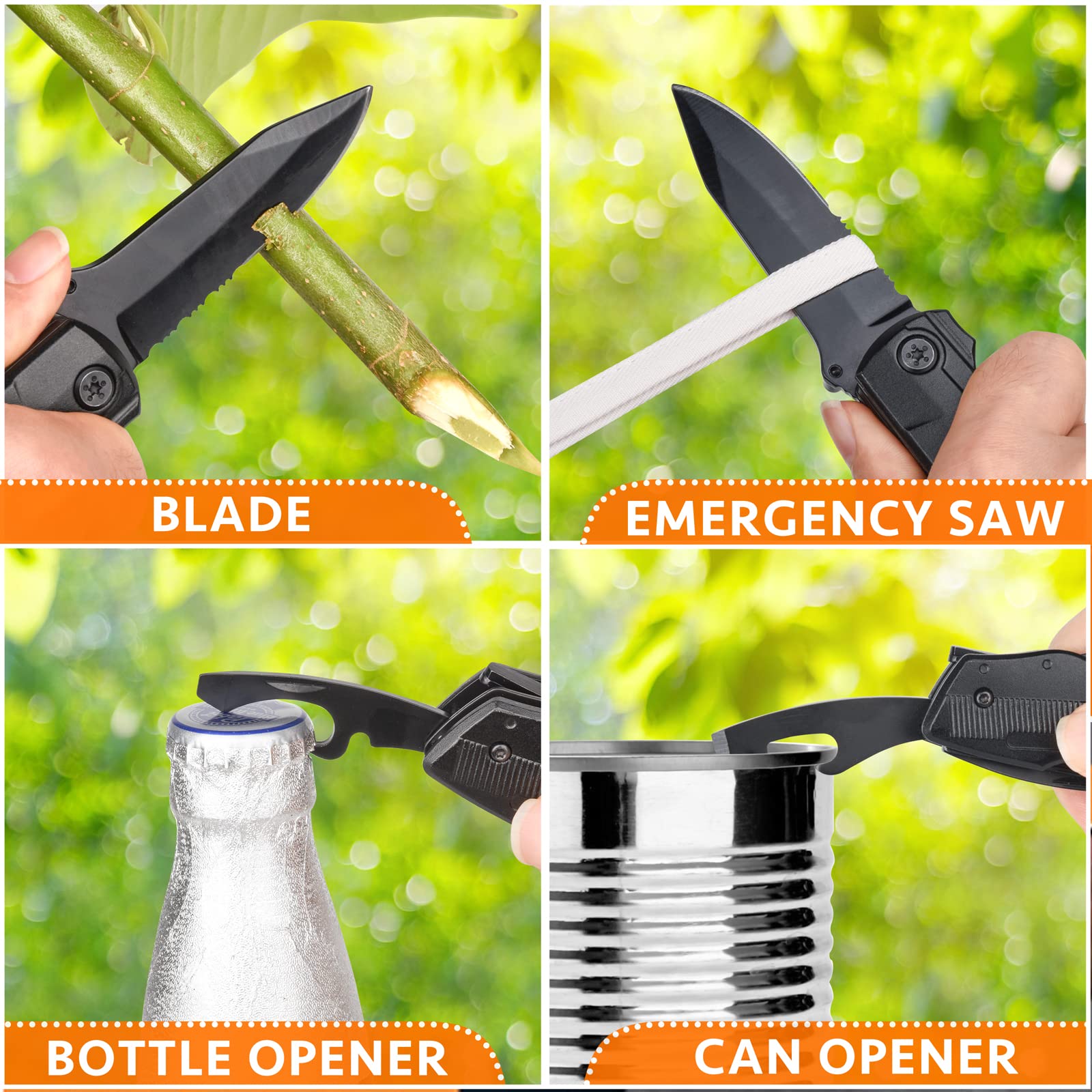 Best Multitool Pliers & Folding Pocket Knife - 18-in-1 Survival Camping Tool for Hiking, Outdoor Adventures - Cool Gadgets & Unique Birthday Gifts for Men, Dad, Husband (Perfect for Camping, Emergency Kits & Everyday Carry)