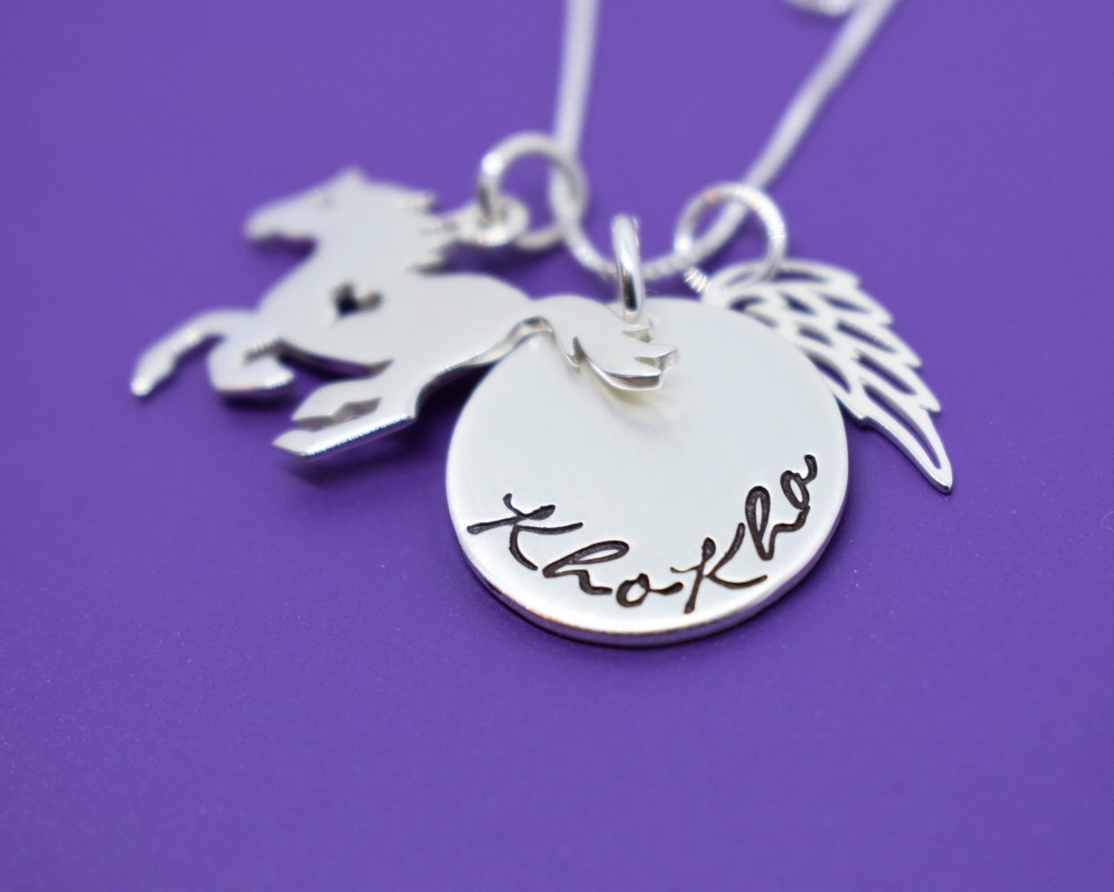 Sterling Silver Horse Memorial Necklace - Sympathy Gift for Horse Lovers - Perfect for Remembrance, Pet Loss Comfort & Equestrian Keepsake Jewelry