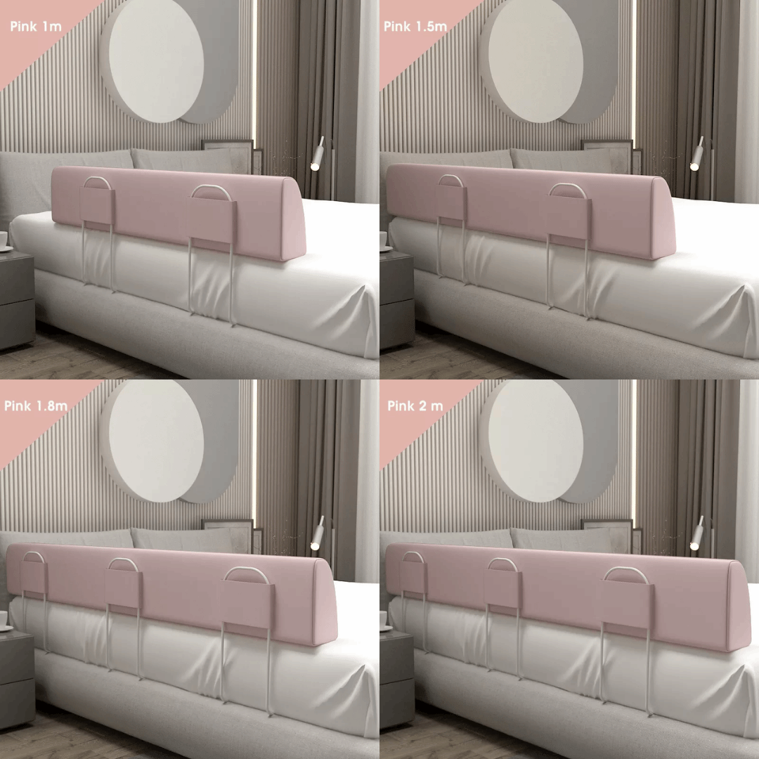 Soft Padded Baby Bed Fence Guardrail - Safe Crib Rail Cover for Toddlers & Kids | Perfect for Nursery, Daycare & Co-Sleeping Safety