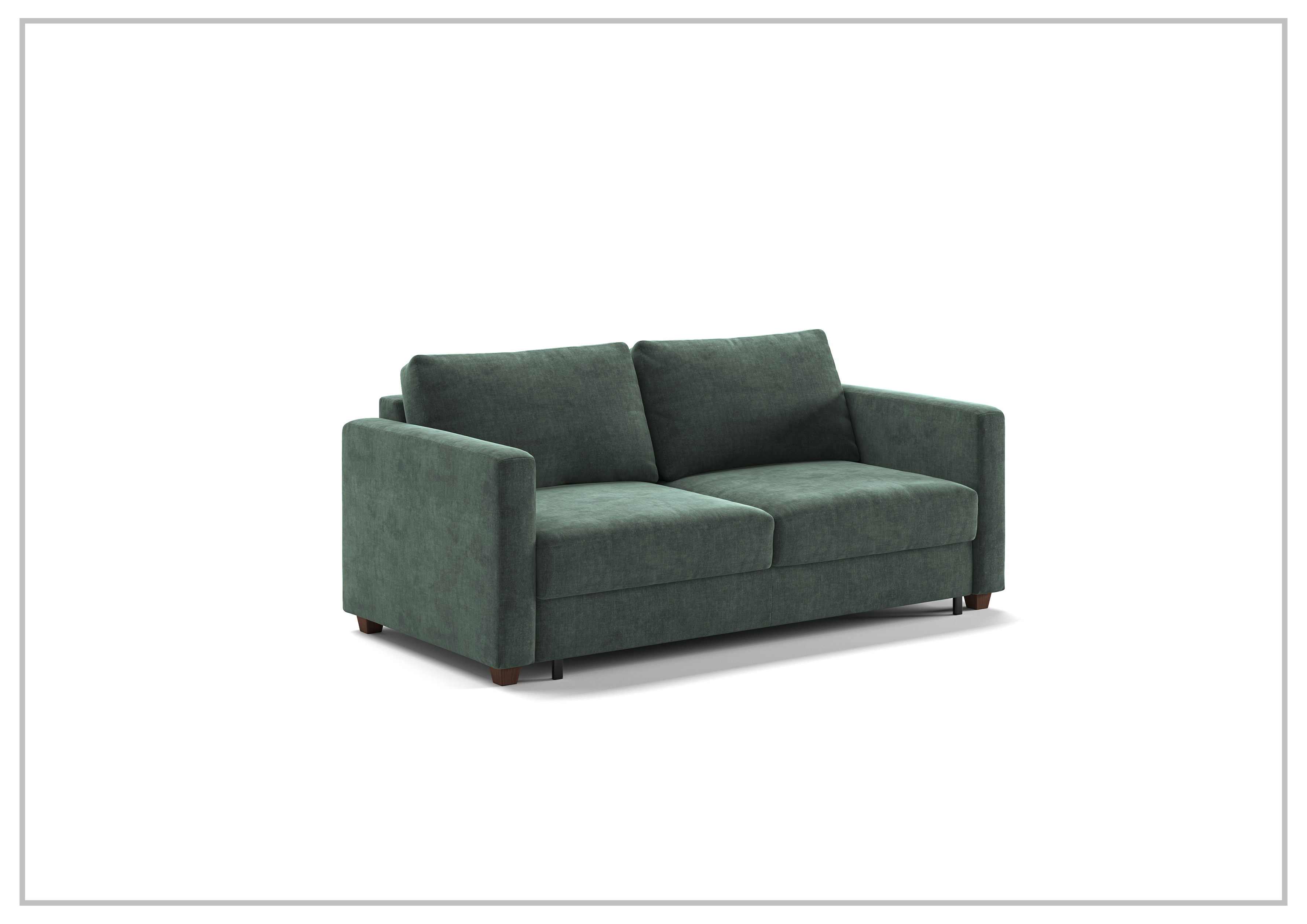 Luonto Fantasy Queen Fabric Sleeper Sofa with Gas Springs - Convertible Bed Couch for Small Spaces, Living Room, Guest Room & Apartment