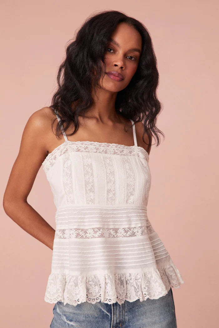 Charlieann Camisole for Women - Soft Stretch Bright White Tank Top | Perfect for Layering, Summer Outfits & Casual Wear