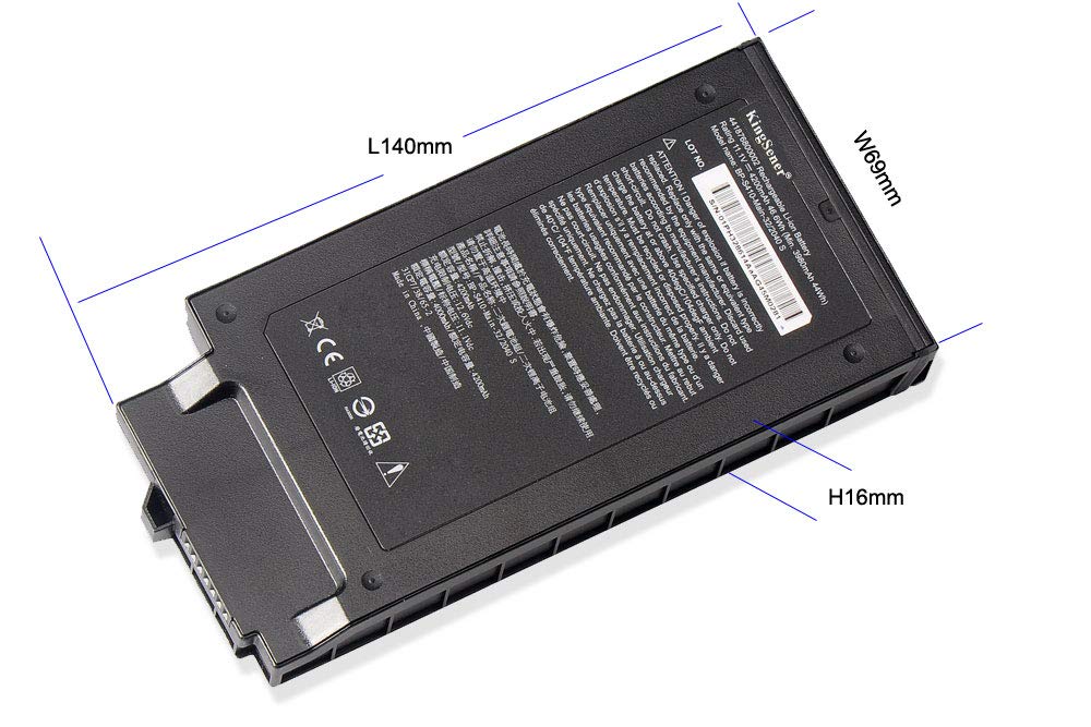 Getac S410 Semi-Rugged Notebook Battery Replacement - BP-S410-Main-32/2040S 11.1V 4200mAh Li-ion Battery for Business, Field Work & Outdoor Computing