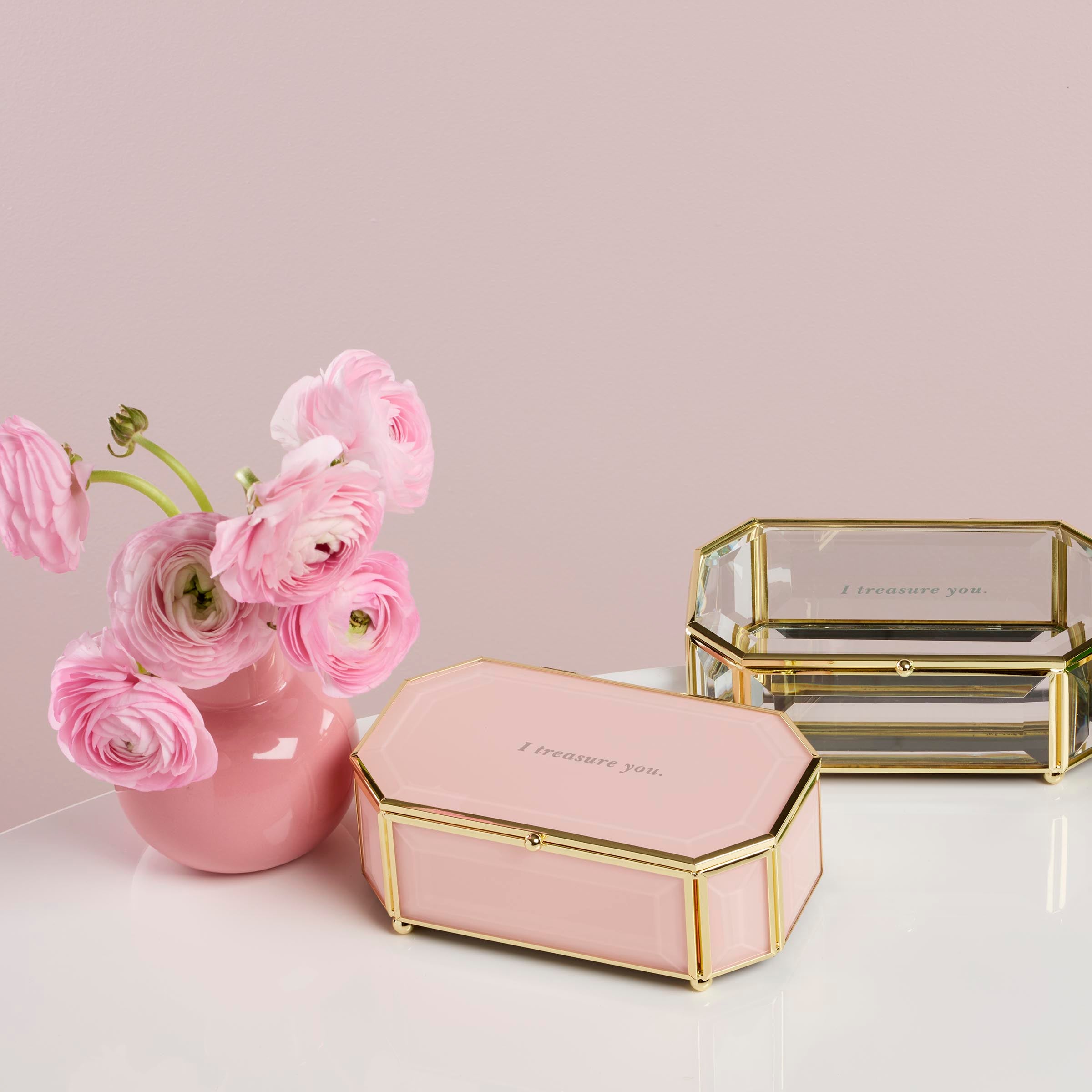 Pink Jewelry Box for Women - Elegant Gift Box for Necklaces, Rings & Bracelets - Perfect for Valentine's Day, Birthday & Anniversary Gifts