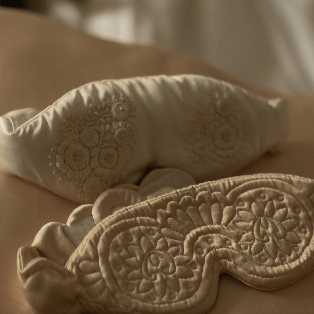 Serenity Eye Mask for Sleep & Relaxation - Soft Comfortable Sleeping Mask for Women & Men - Perfect for Travel, Meditation & Stress Relief