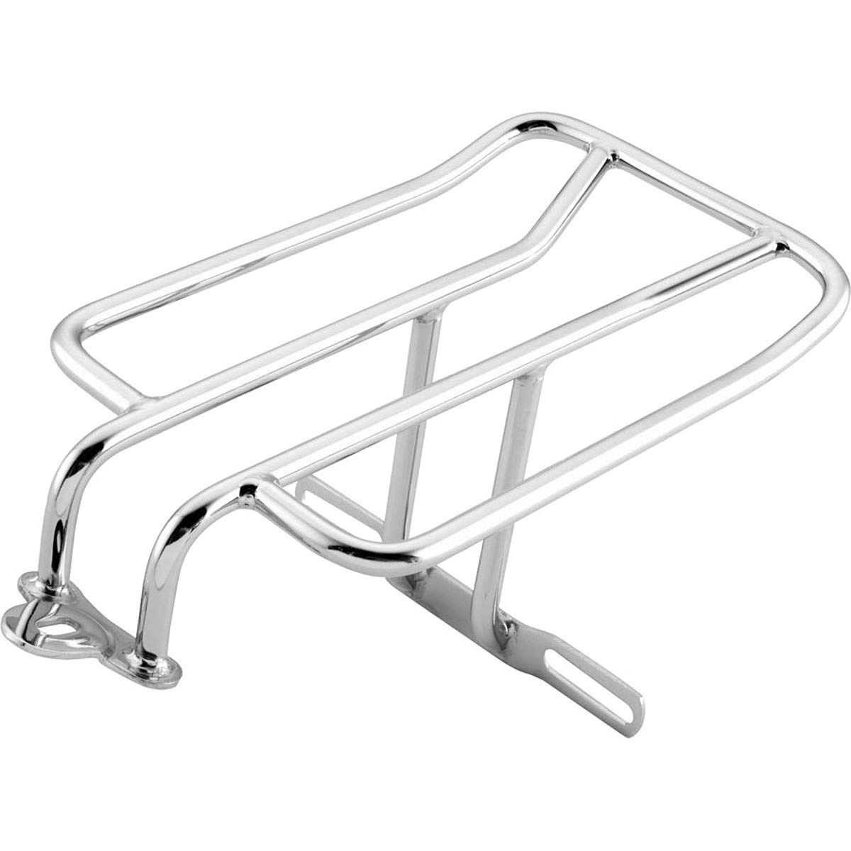 Biker's Choice Chrome Luggage Rack for Harley FXD (1995-2005) - 2-Up Seat Compatible | Perfect for Long Rides & Touring Accessories