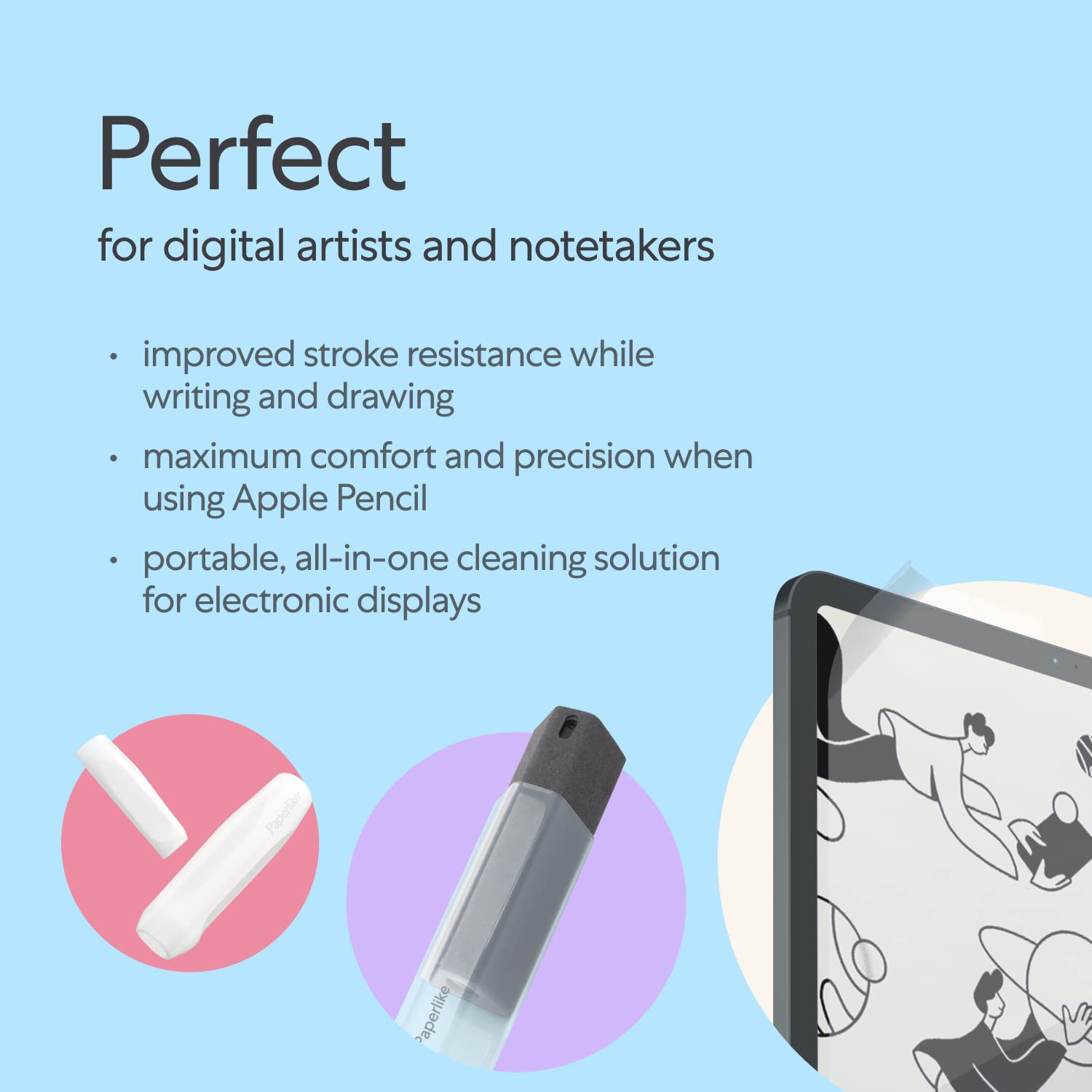 Paperlike 2.0 Pro Bundle - 2 Pack Matte Screen Protector for iPad Pro 11