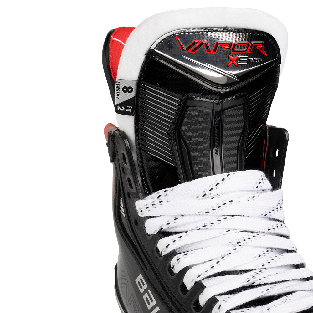 Bauer Vapor X5 Pro Intermediate Ice Hockey Skates - Lightweight & Durable for Competitive Play - Perfect for Youth & Adult Hockey Players on Ice Rinks