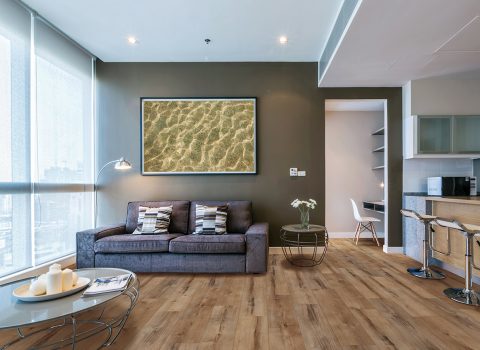 Coretec Pro Plus Enhanced Portchester Oak 7x48 Waterproof Luxury Vinyl Plank Flooring - Perfect for Living Rooms, Kitchens & High-Traffic Areas