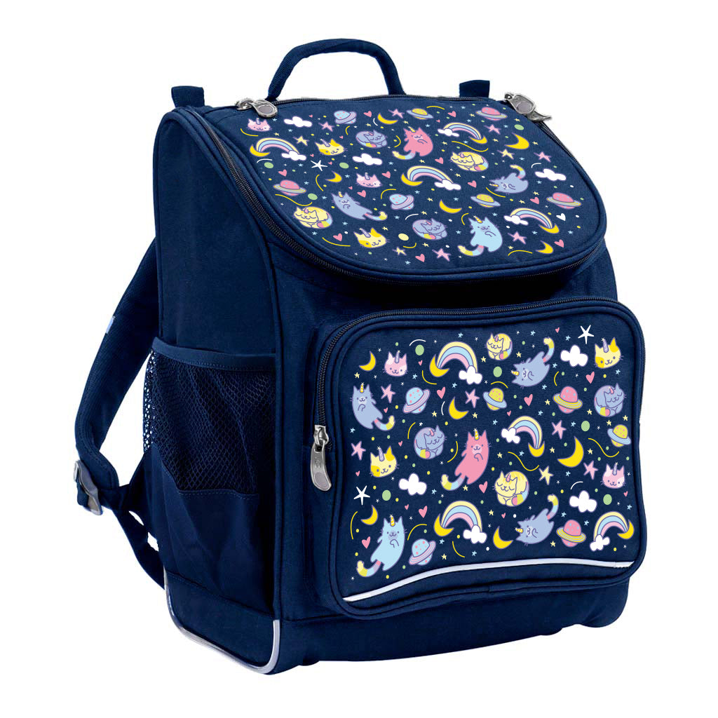 KittyCorn Mighty Primary Backpack for Kids - Durable School Backpack with Wide Straps & Multiple Pockets - Perfect for Elementary Students, Daycare & Travel