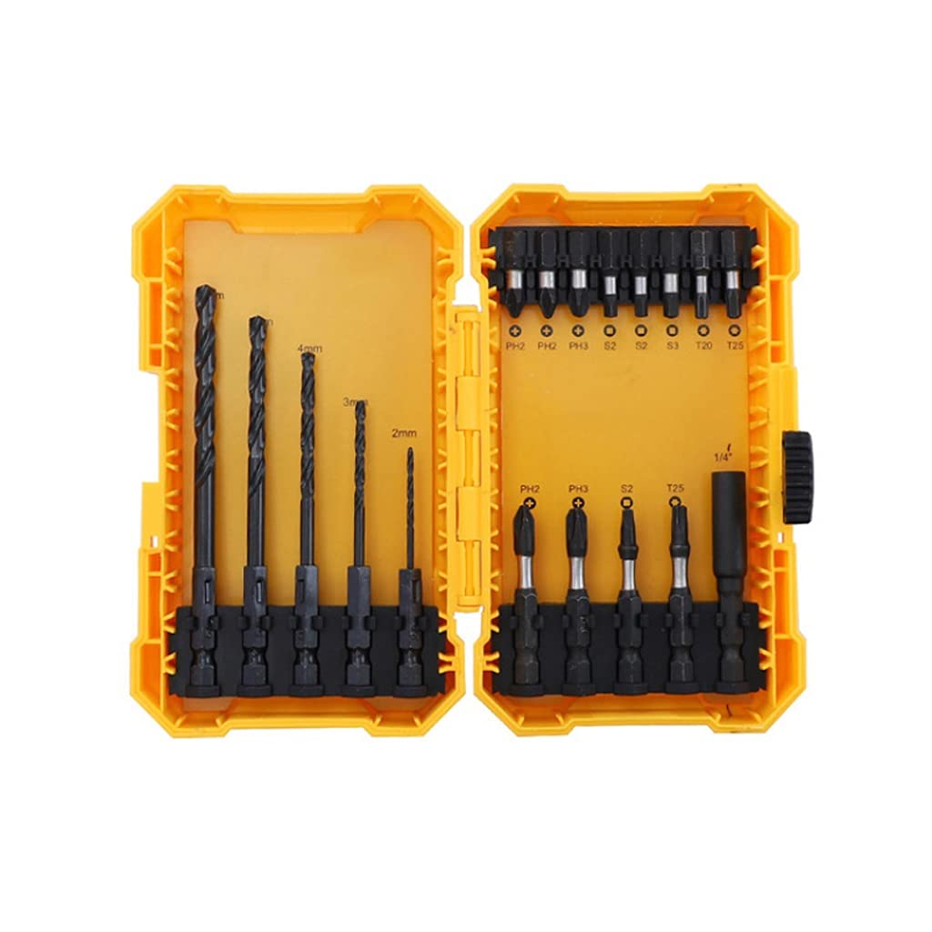 18/42Pcs Impact Drill Bit Set - S2 Alloy Steel Screwdriver Bits for Electric Drills - Durable Multi-Tool Accessories for Home Improvement, Furniture Assembly & DIY Projects (18-Piece Set)