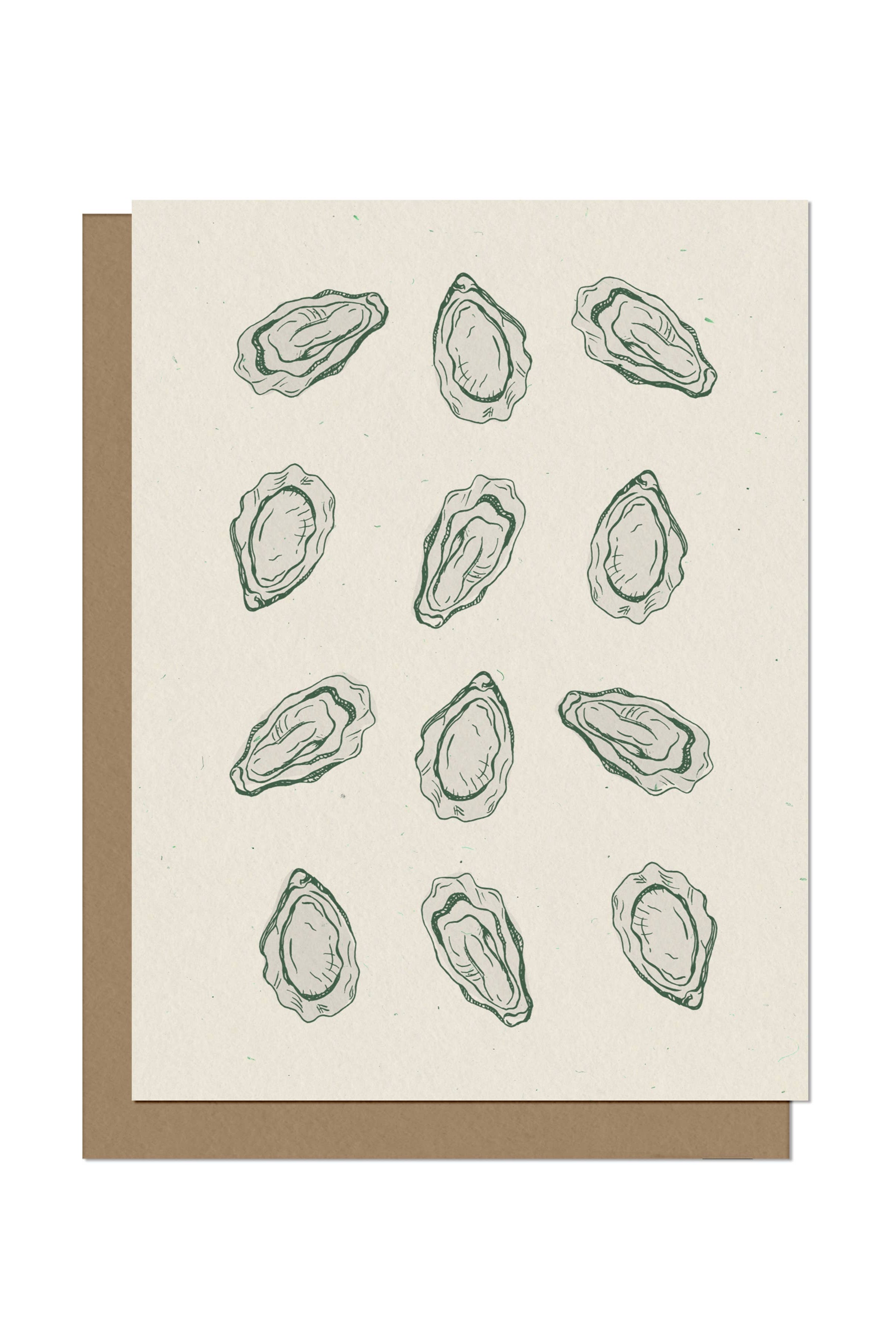 Premium Oyster Blank Greeting Cards - Bulk Pack for DIY Crafting, Wedding Invitations, Thank You Notes & Personalized Stationery