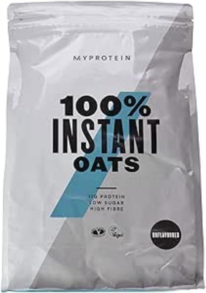MyProtein Instant Oats Unflavored 2500g (5.5lb) - Quick & Easy Breakfast Oatmeal for Bodybuilding, Weight Loss & Healthy Lifestyle - Perfect for Smoothies, Baking & Post-Workout Meals