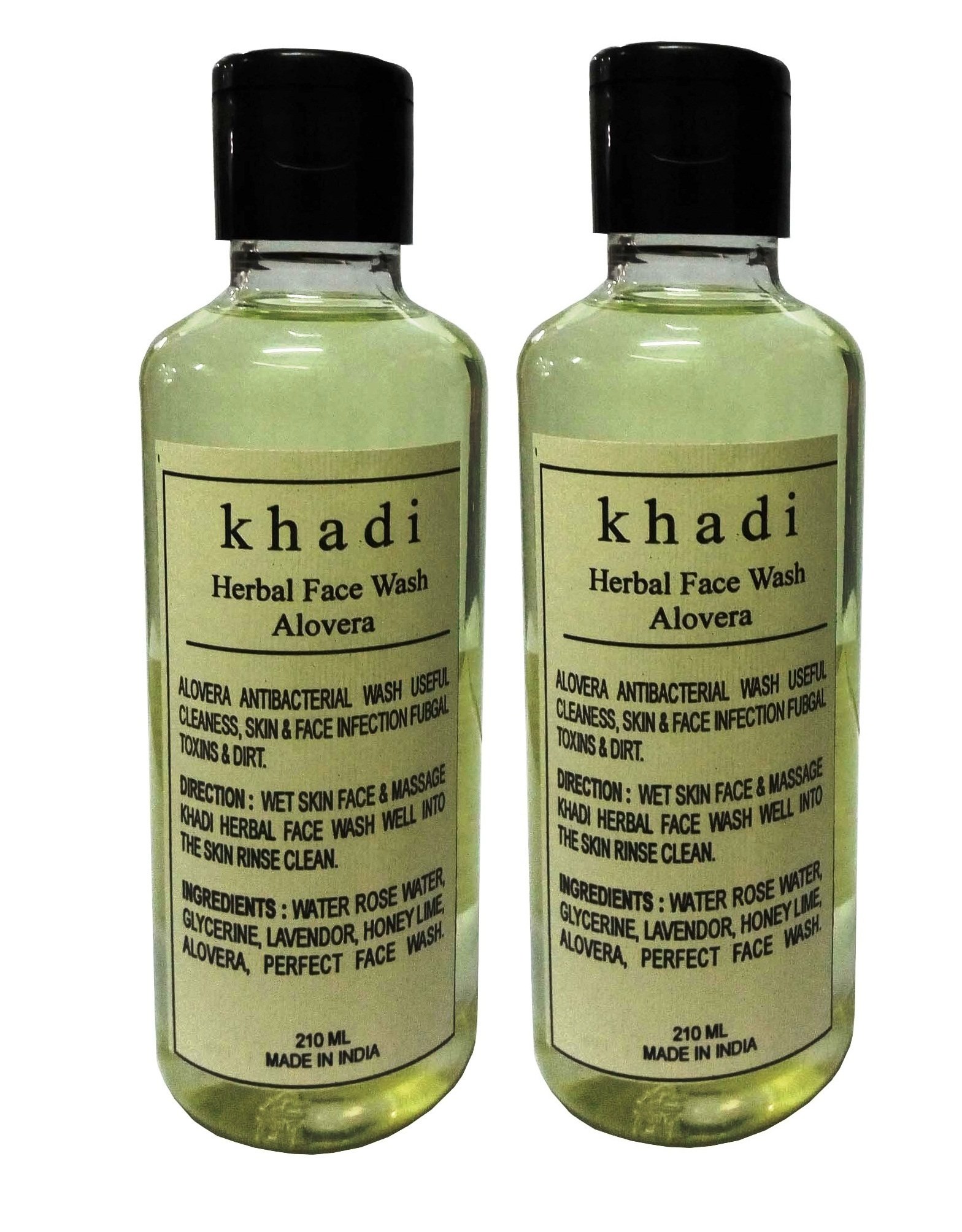 Khadi Aloe Vera Face Wash 420ml - Natural & Organic Cleanser for Glowing Skin - Perfect for Daily Skincare Routine & Acne-Prone Skin