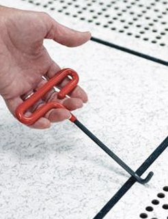 Perforated Air Flow Panel Lifter - Heavy Duty Metal Mesh Rack for Server Cabinets & Network Equipment - Perfect for Data Centers, IT Rooms, and Server Racks