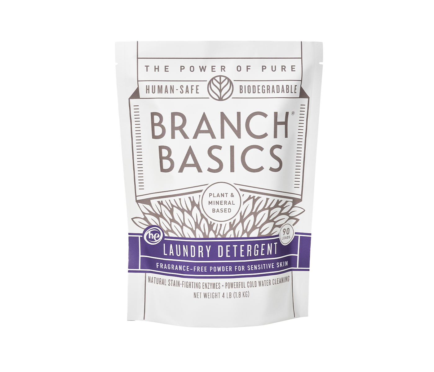 Eco-Friendly Laundry Detergent Pods - Plant-Based, Hypoallergenic & Fragrance-Free - 120 Loads - Perfect for Sensitive Skin & HE Washers (Home, Gym, Travel)