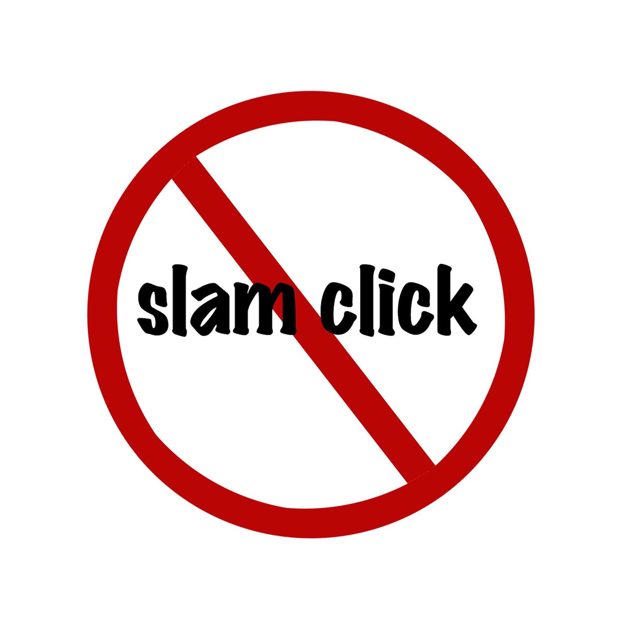 Noslamclick5 Oval Car Bumper Sticker - Decorative Vinyl Decal for Vehicles, Laptops, Windows - Perfect for Cars, Trucks, Motorcycles & Personal Belongings