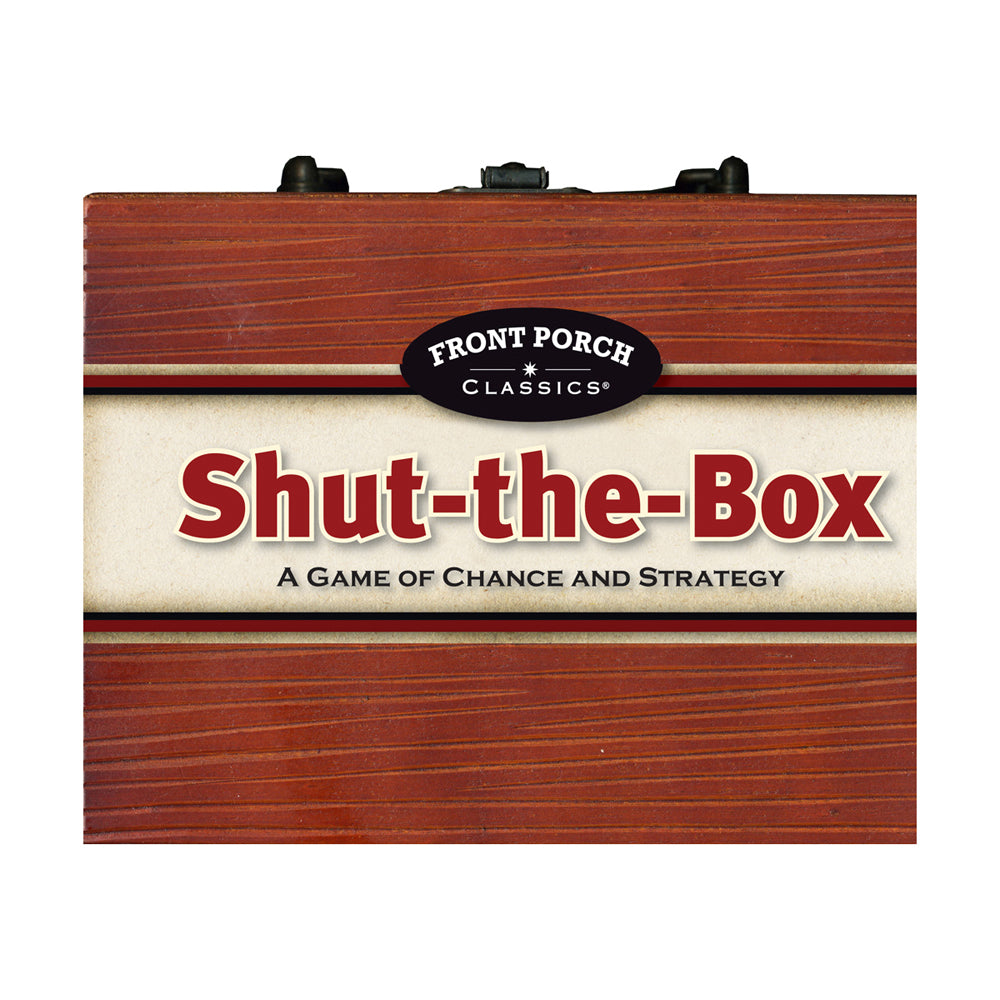 Circa Shut the Box Classic Wooden Dice Game - Fun Family Board Game for Parties, Travel & Pub Nights