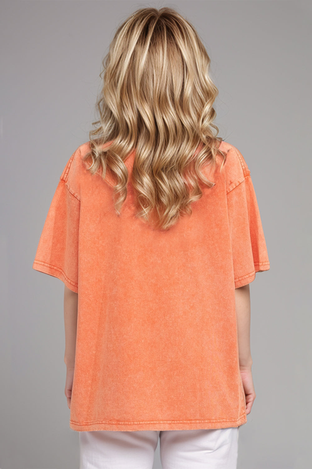 Basic Bae Round Neck Half Sleeve T-Shirt for Women | Casual Cotton Tee | Perfect for Everyday Wear, Outings & Layering