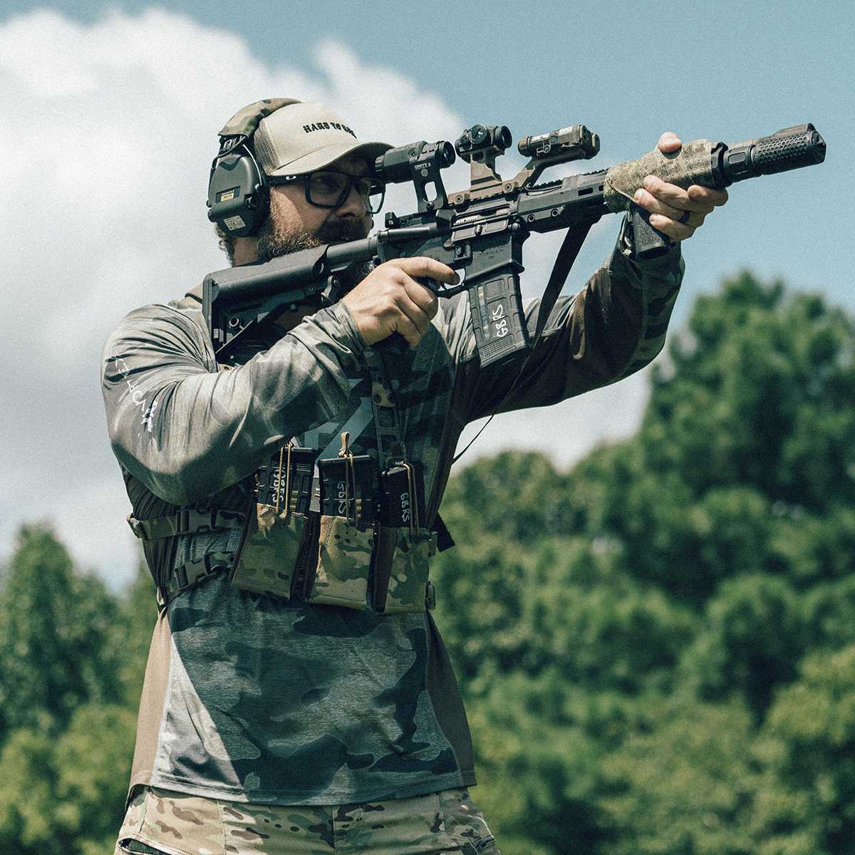 GBRS Group Modular Chest Rig Kit - Tactical Molle Vest for Military & Outdoor Use | High-Quality Made in USA Gear for Airsoft, Hunting & Range Training