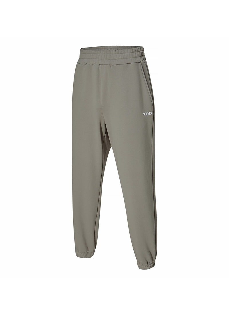 French Terry Loose Fit Jogger Pants for Men - Comfortable Casual Sweatpants with Elastic Waist & Pockets - Perfect for Lounge, Workout & Travel