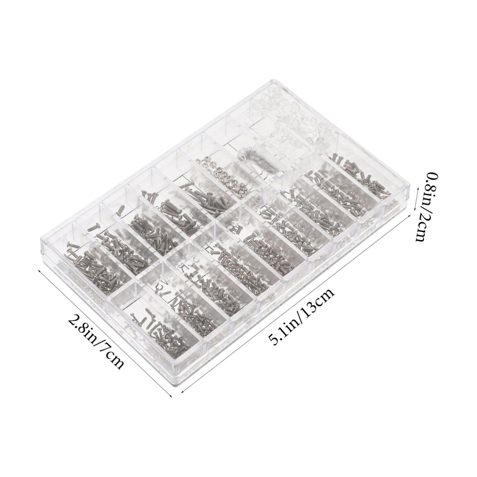 HOMSFOU 5-Piece Glasses Repair Kit - Premium Eyeglass Screws, Screwdriver & Replacement Tools for Glasses & Watch Repair - Perfect for Home, Office & Travel Use