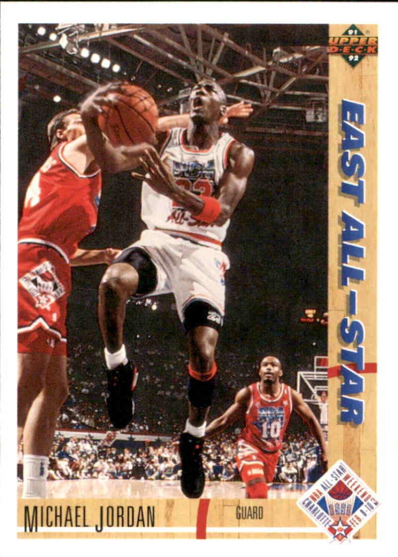 1991-92 Upper Deck #69 Michael Jordan All-Star NM-MT Chicago Bulls Basketball Card - Perfect for Collectors, Sports Memorabilia Displays & NBA Fan Gifts
