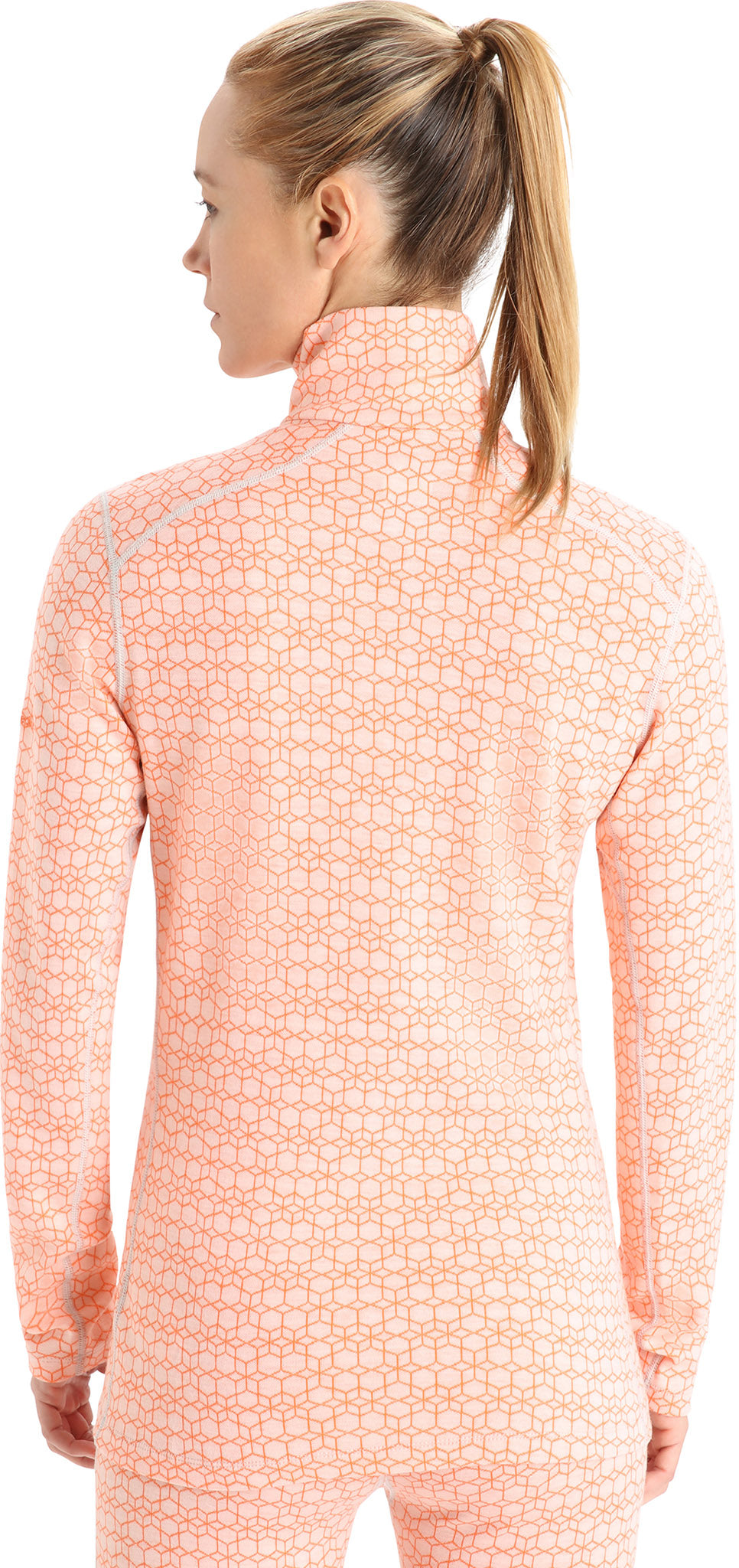 250 Vertex Women's Long Sleeve Half Zip Base Layer Top - Thermal Underwear for Hiking, Skiing & Cold Weather Activities