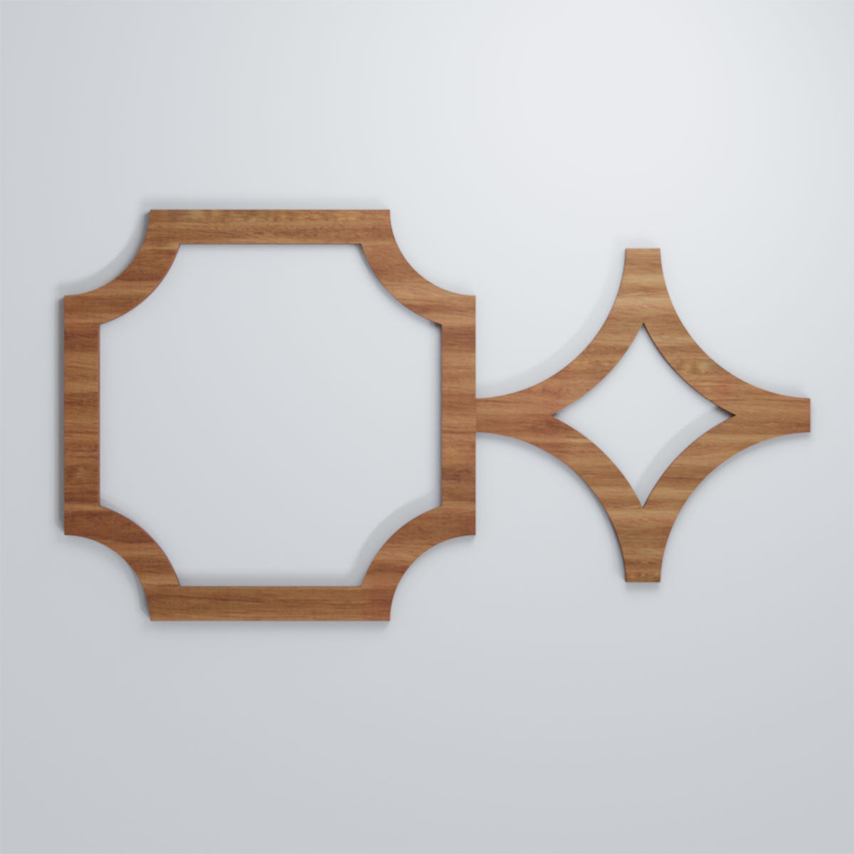 Anderson Decorative Fretwork Wall Panels - Laser Cut Wooden Room Dividers & Decorative Screens for Home, Office, and Wedding Decor