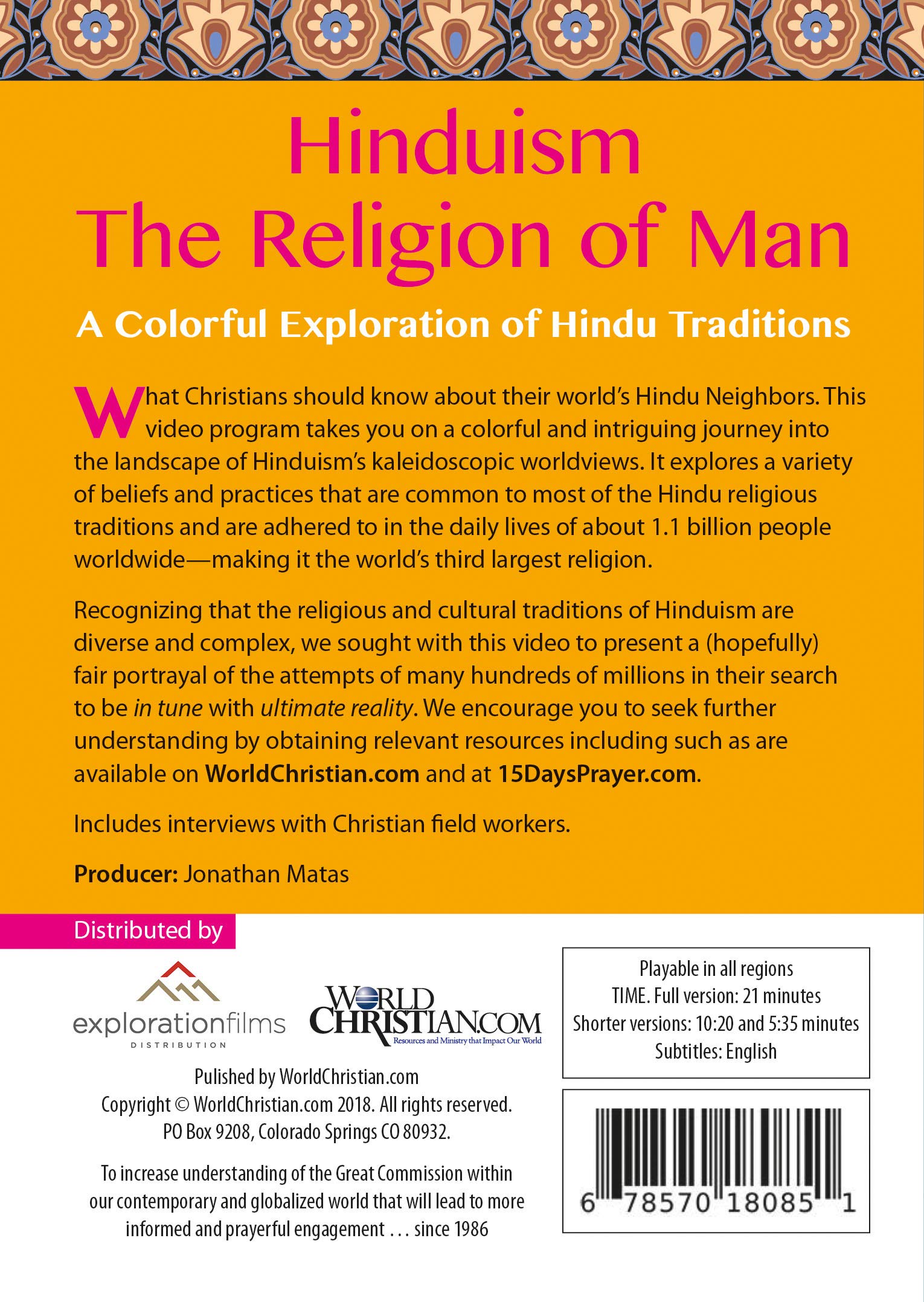 Hinduism: The Religion of Man - Explore the Spiritual Path & Philosophy for Modern Life | Meditation, Yoga & Self-Discovery