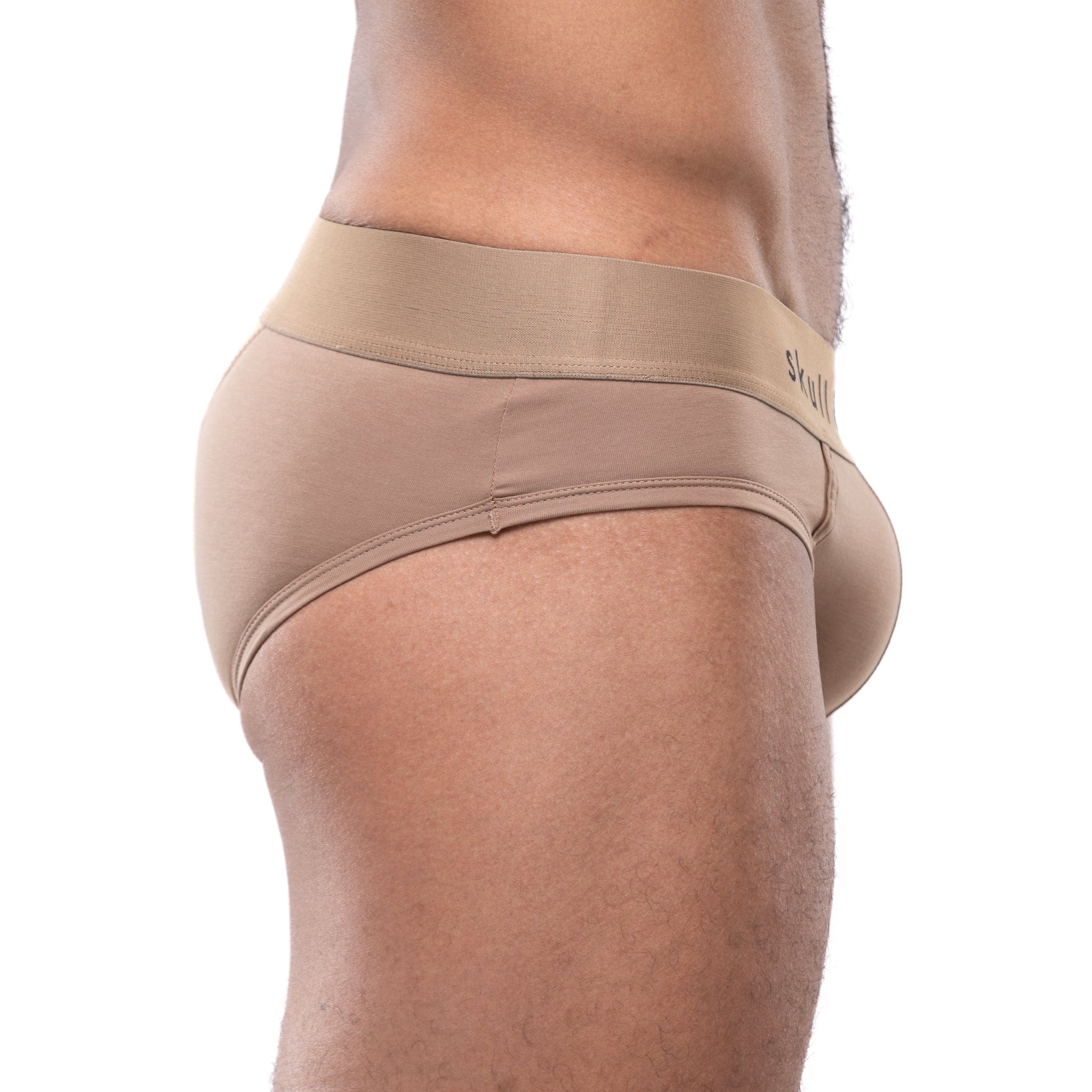 Just The Bones Brief Tan - Comfortable & Stylish Men's Underwear for Everyday Wear, Gym & Outdoor Activities