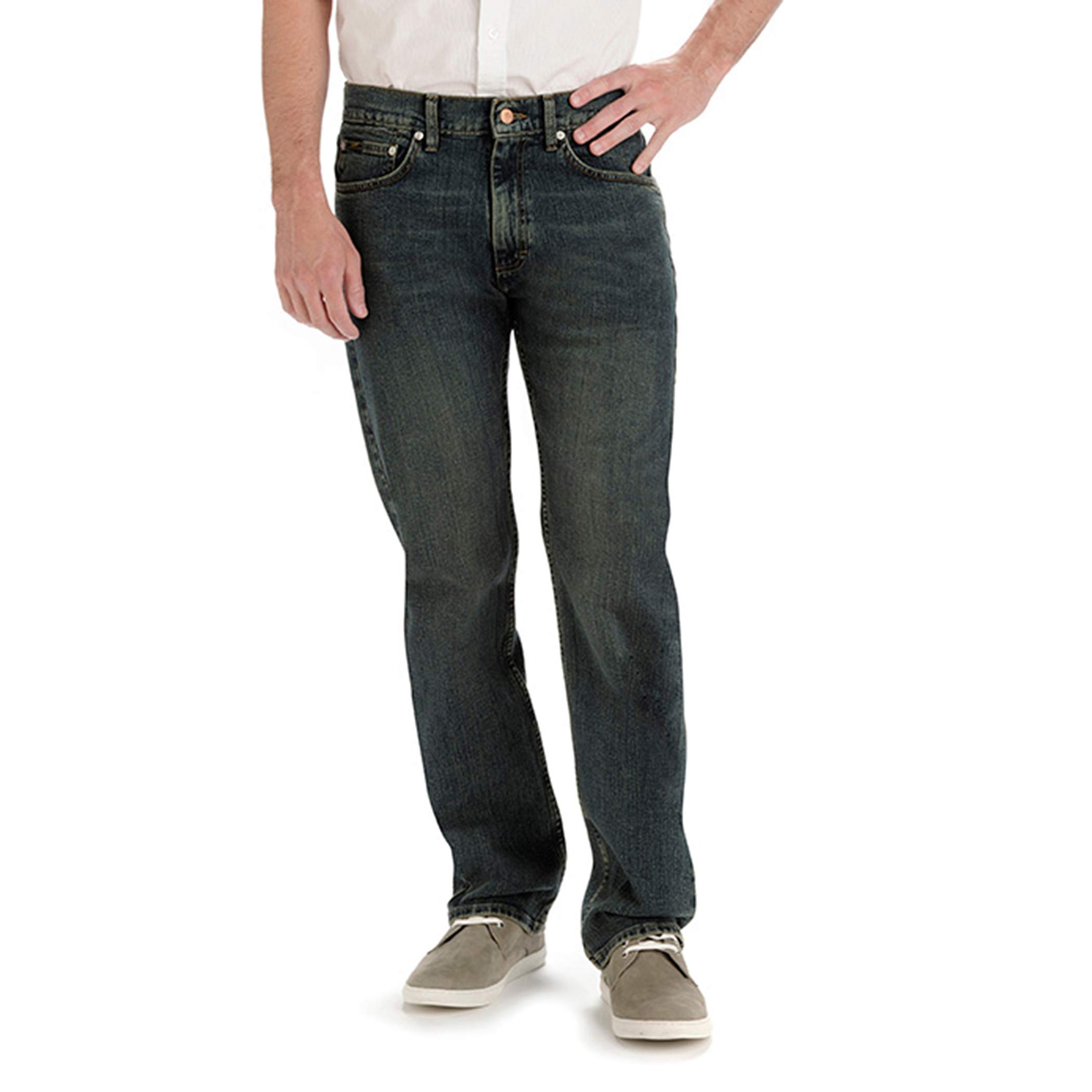LEE Men's Big & Tall Relaxed Straight Leg Jeans - Comfortable Stretch Denim Pants for Casual Wear & Work | Plus Size 42x30 44x32 46x34 | Ideal for Everyday Use, Outdoor Activities & Office