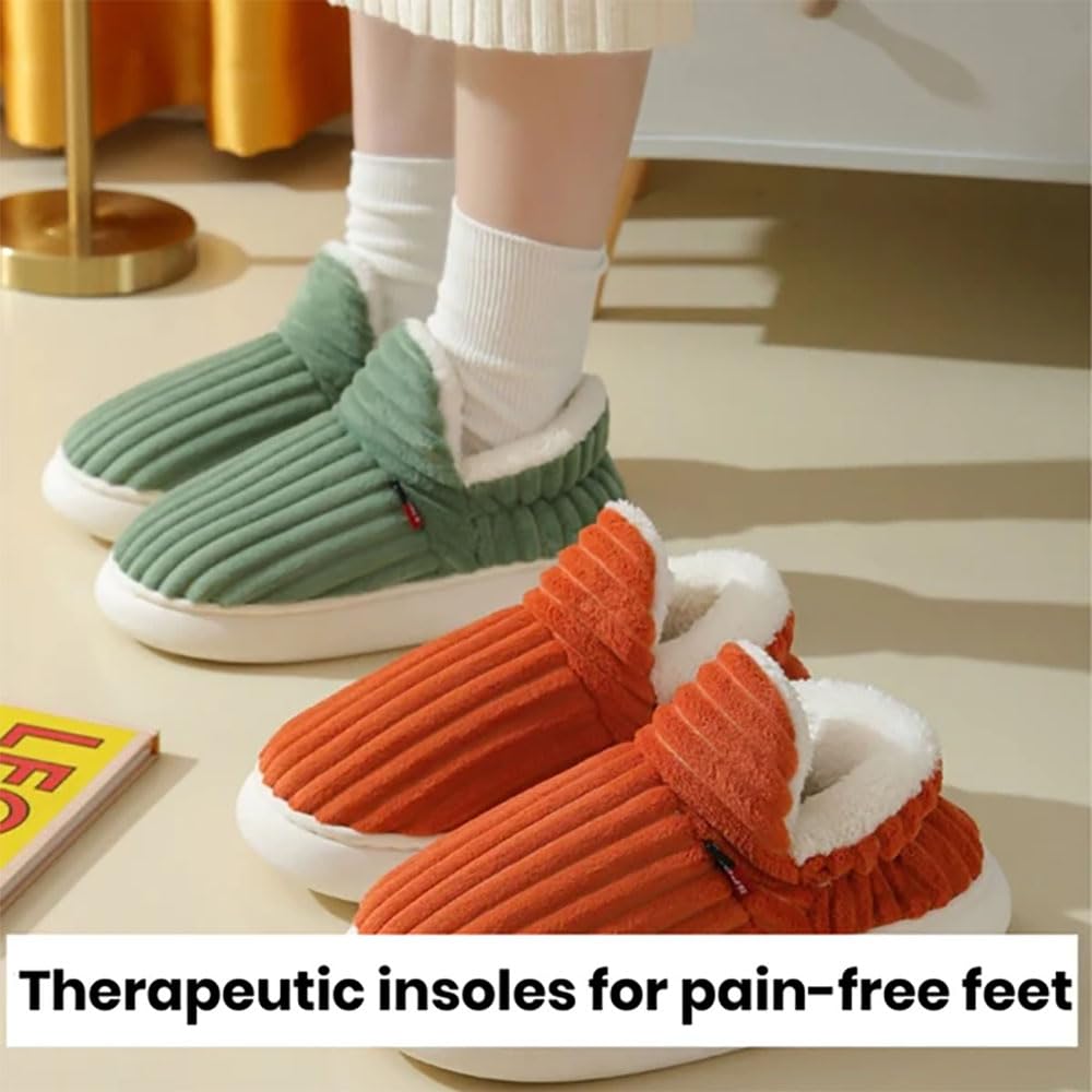 Zureto Sunmoine Cloud Slippers - Unisex Winter Cozy Fuzzy House Shoes for Men & Women | Soft Indoor Slippers for Home, Lounge & Cold Weather Comfort