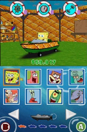 Renewed Spongebob Boating Bash Game for Nintendo DS - Fun Family Adventure Game for Kids & Adults - Perfect for Travel, Gifts & Retro Gaming