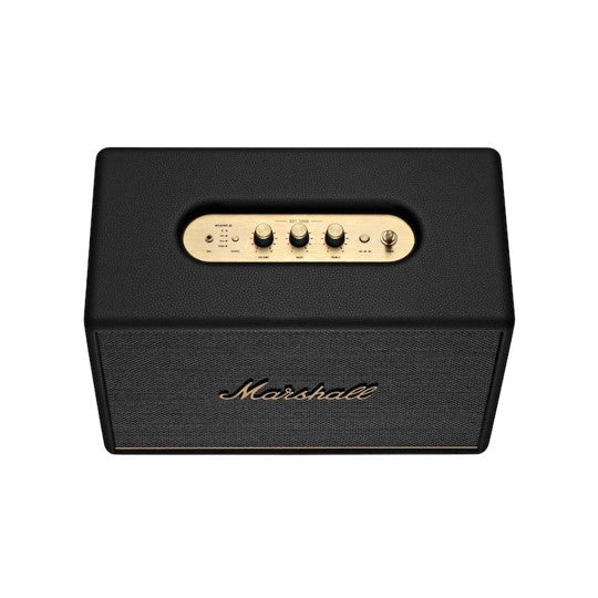 Marshall Woburn III Portable Bluetooth Speaker - Wireless Home Audio System for Indoor/Outdoor Use, Black | Perfect for Parties, Beach, and Home Entertainment