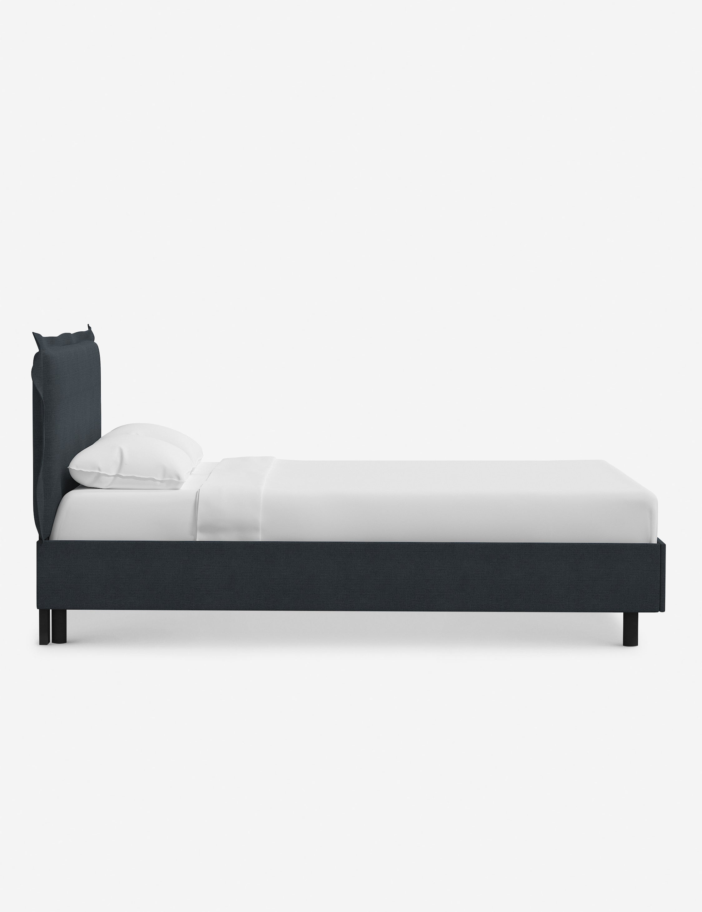 Elara Modern Platform Bed Frame - Queen Size, Wooden Slat Support, Sturdy & Noise-Free - Perfect for Bedroom, Guest Room, or Apartment