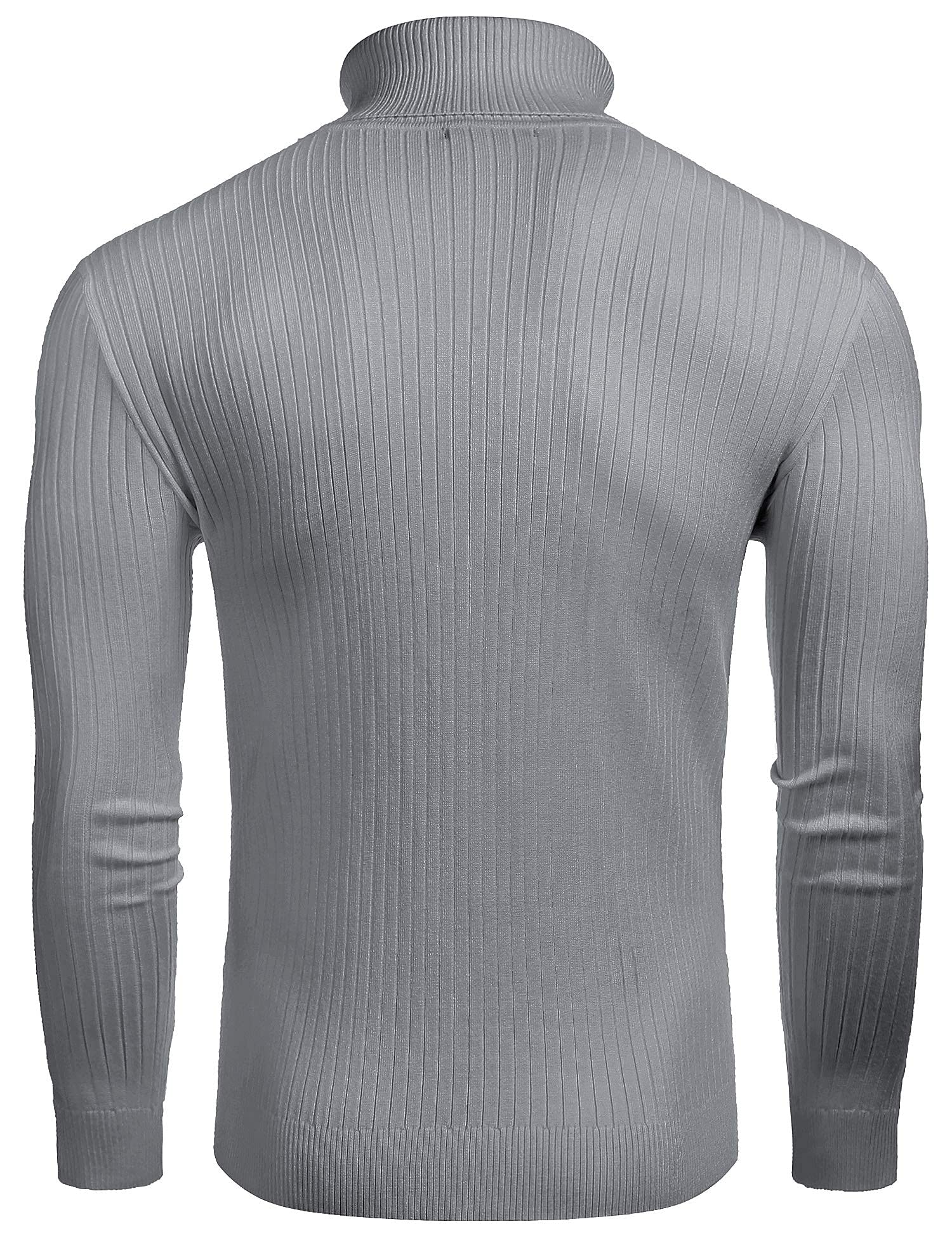 COOFANDY Men's Slim Fit Turtleneck Sweater - Casual Twist Pattern Knit Pullover for Winter, Fall & Spring | Office Wear, Date Night, Business Casual Outfits
