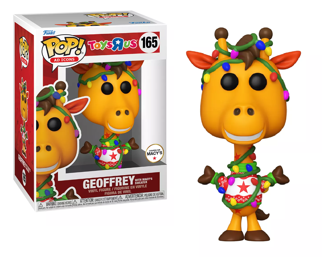 Geoffrey The Giraffe Macy's Exclusive Christmas Pop Vinyl Figure - Funko Pop Collectible for Holiday Decor & Gifts