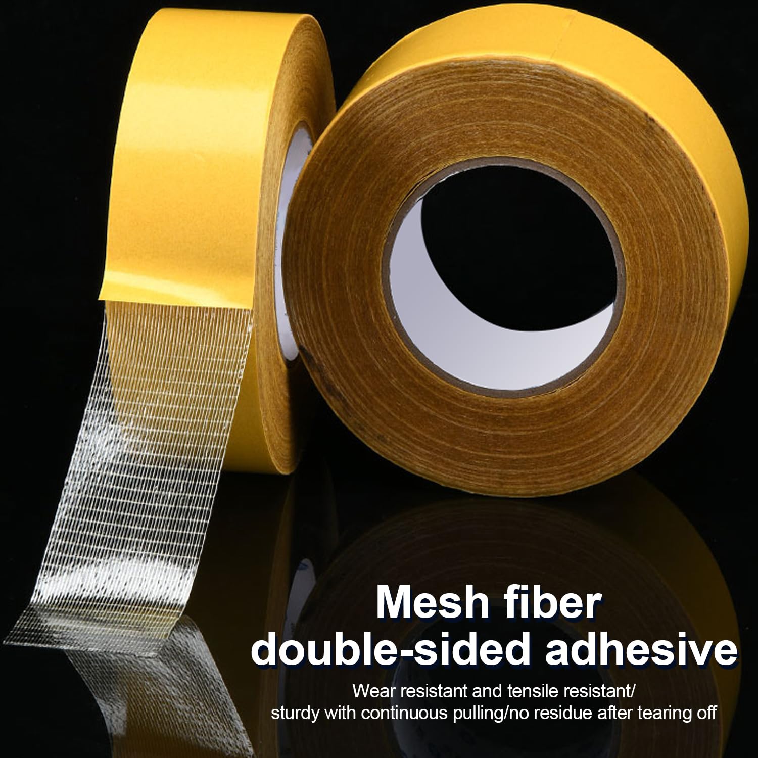Double Sided Hemming Tape 1inch x 39FT (12m) - Clear Strong Self-Adhesive Curtain Tape for Clothes, Pants & Drapes - Perfect for DIY Sewing, Home Decor & Fabric Repair Projects