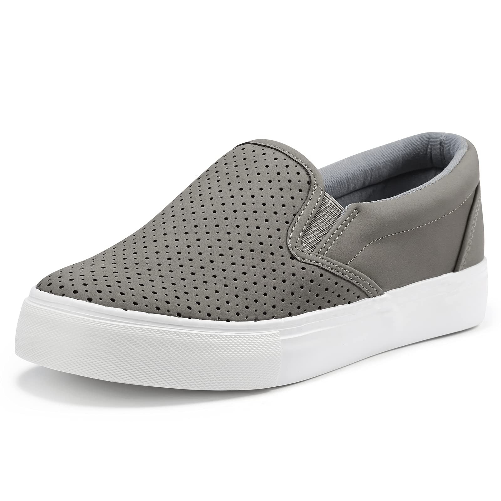 **JENN ARDOR Women's Slip-On Sneakers - Comfortable Casual Walking Shoes for Women - Lightweight & Breathable Flats for Everyday Wear, Work, Travel & Running Errands**