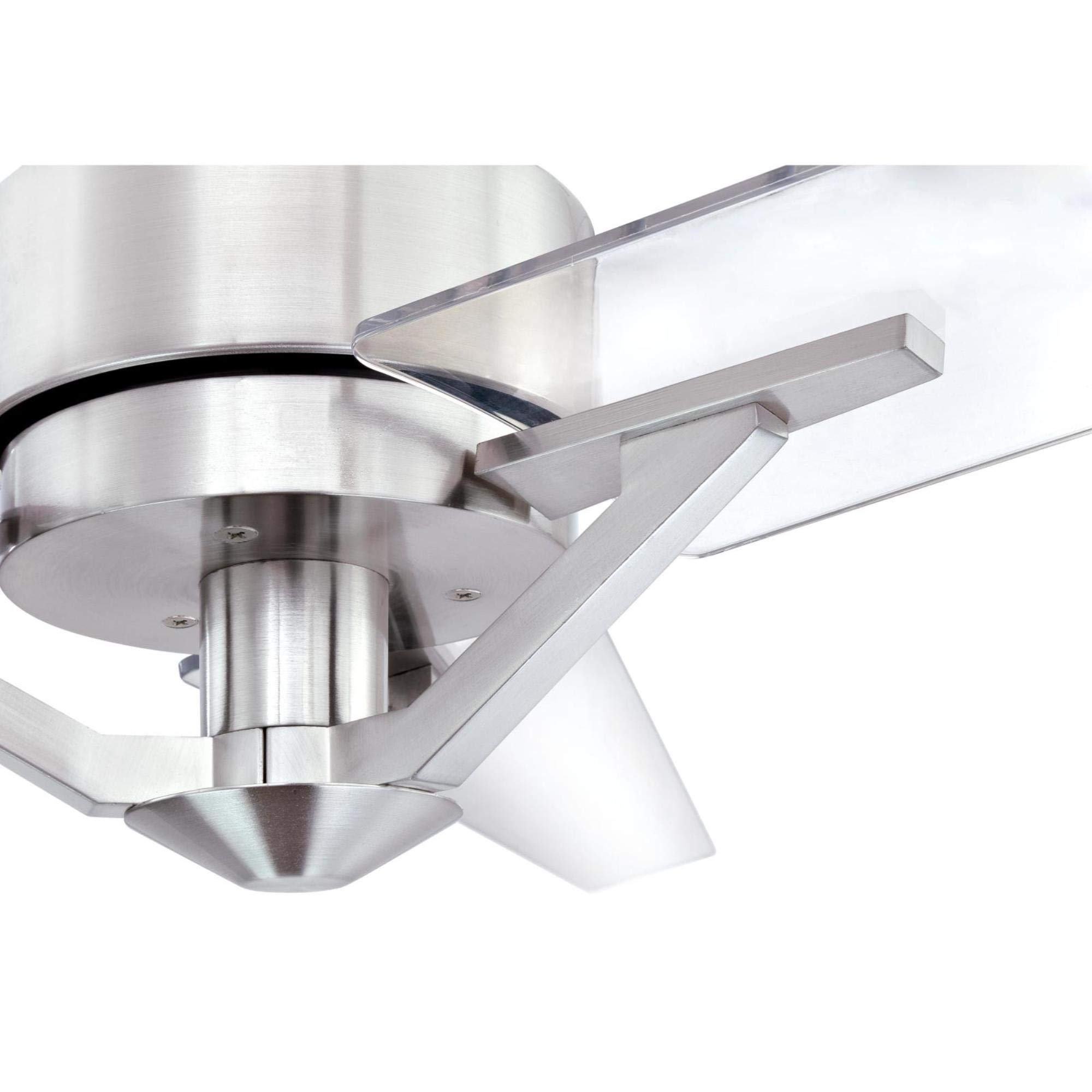 Westinghouse 7225500 Julien 54 Inch Modern Industrial Ceiling Fan with Remote Control, Brushed Nickel Finish - Perfect for Living Room, Bedroom, and Office Spaces