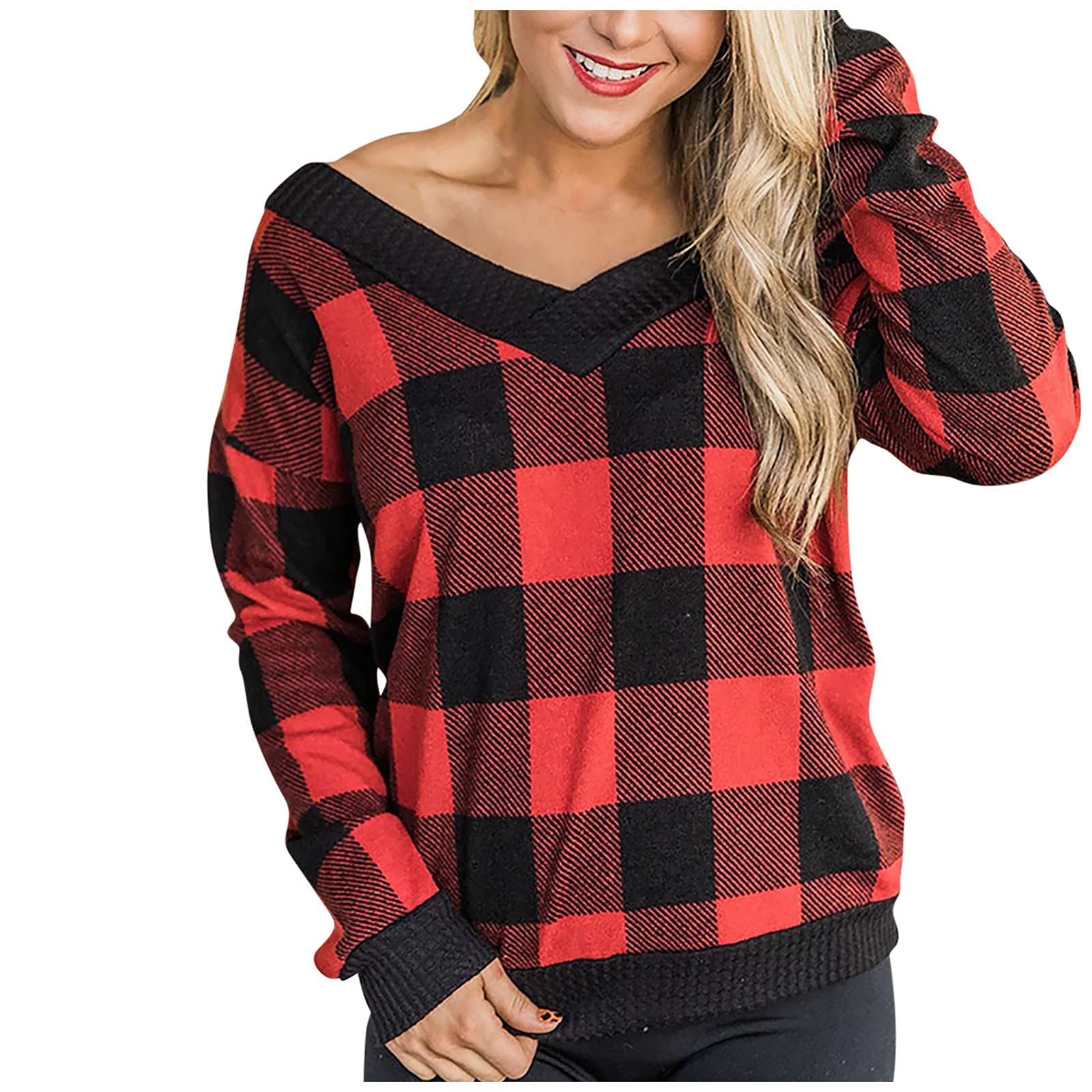Women's Autumn Fashion Long Sleeve T-Shirts - Casual Pullover Tops & Button Down Blouses for Fall Outerwear | Perfect for Layering, Office Wear & Seasonal Outfits