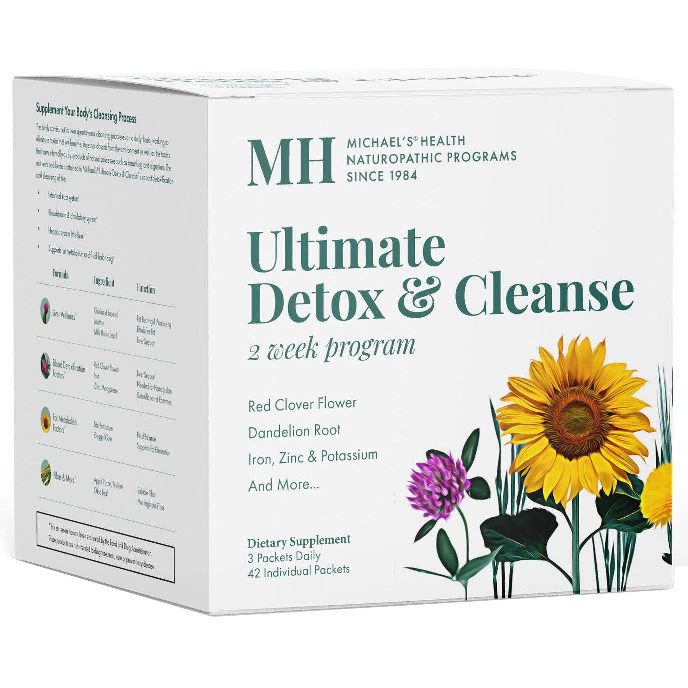Michael's Health Ultimate Detox & Cleanse Supplement - Natural Liver & Colon Cleanse for Weight Loss & Energy Boost - Supports Digestion & Immune System - Perfect for Post-Holiday Detox & Wellness Routine