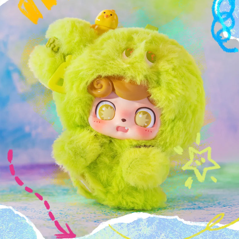 Q.Kid Emotional Hairy Monsters Series Pendant Blind Box - Cute Collectible Surprise Toys for Kids & Adults - Perfect for Gifts, Party Favors, and Home Decor