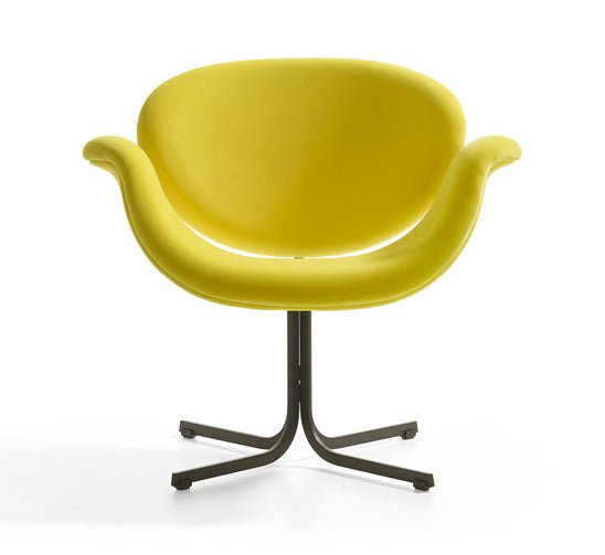 Artifort Pierre Paulin Tulip Midi Chair with Cross Base - Modern Mid-Century Dining Chair for Home & Office Decor
